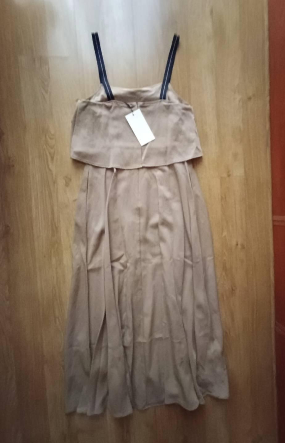 DOUBLE-LAYER STRAPPY MIDI DRESS - Image 6
