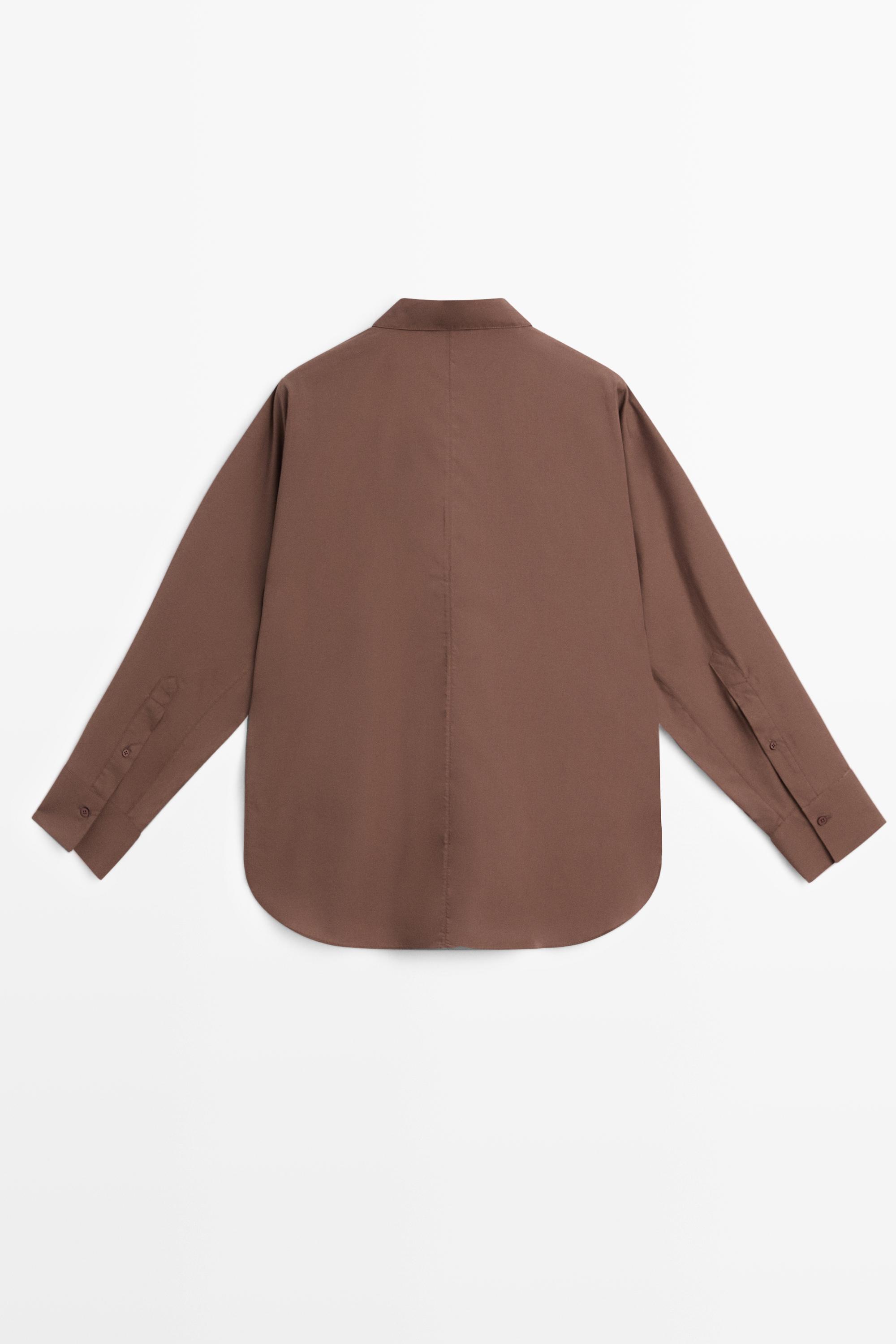 Chemise en popeline de coton