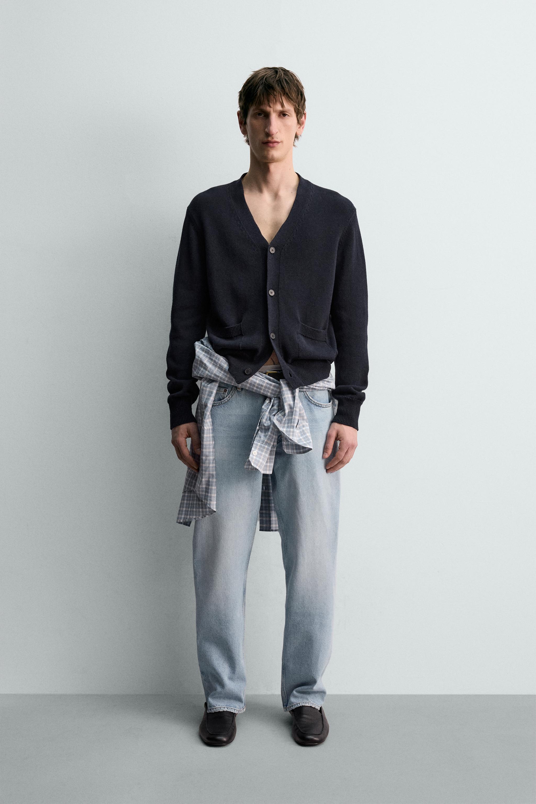 CARDIGAN COTON ET LIN
