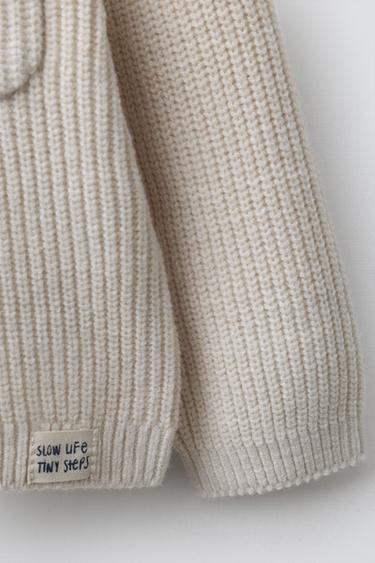 PULL EN MAILLE PERLÉE AVEC POCHE - Iceberg de Zara - Image 2