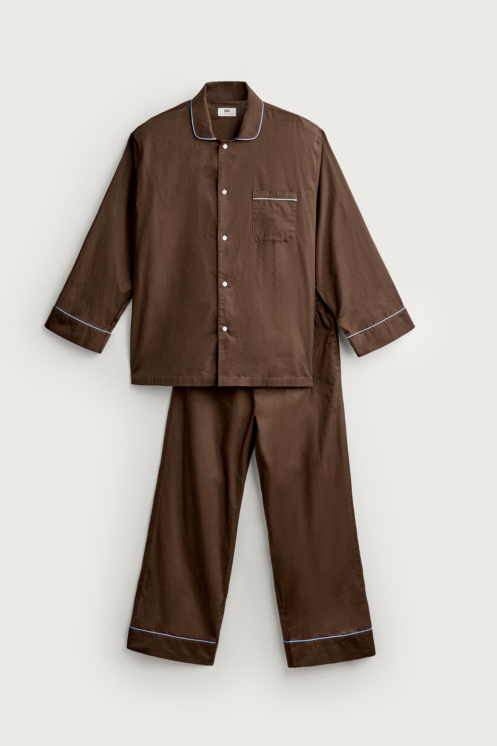 ENSEMBLE PYJAMA CONTRASTE 0FR. PARIS X ZARA
