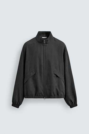 SOFT FLOWING JACKET - Black by Zara