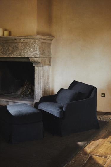 ARMCHAIR 01 - Niebieski ciemny Zara