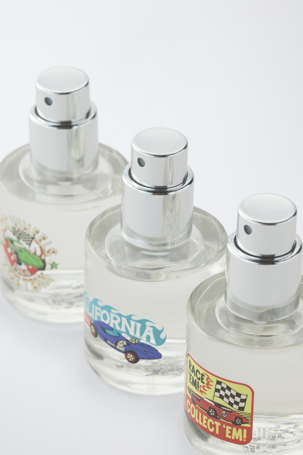 ZARA HOT WHEELS MATTEL © EDT 3x 12ML (0.4 FL. OZ.) — TINTED LEATHER