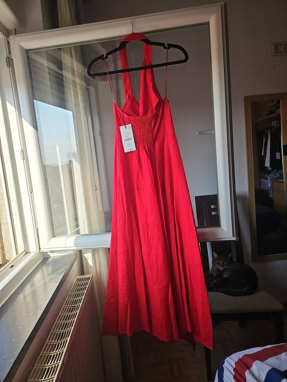 ΜΙΝΤΙ ΦΟΡΕΜΑ HALTER ΜΕ ΛΙΝΟ - Image 2