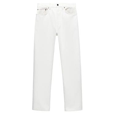 JEANS STRAIGHT ANKLE FIT SELVEDGE - Crudo de Zara