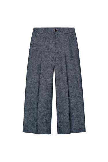 LINEN BLEND CULOTTES