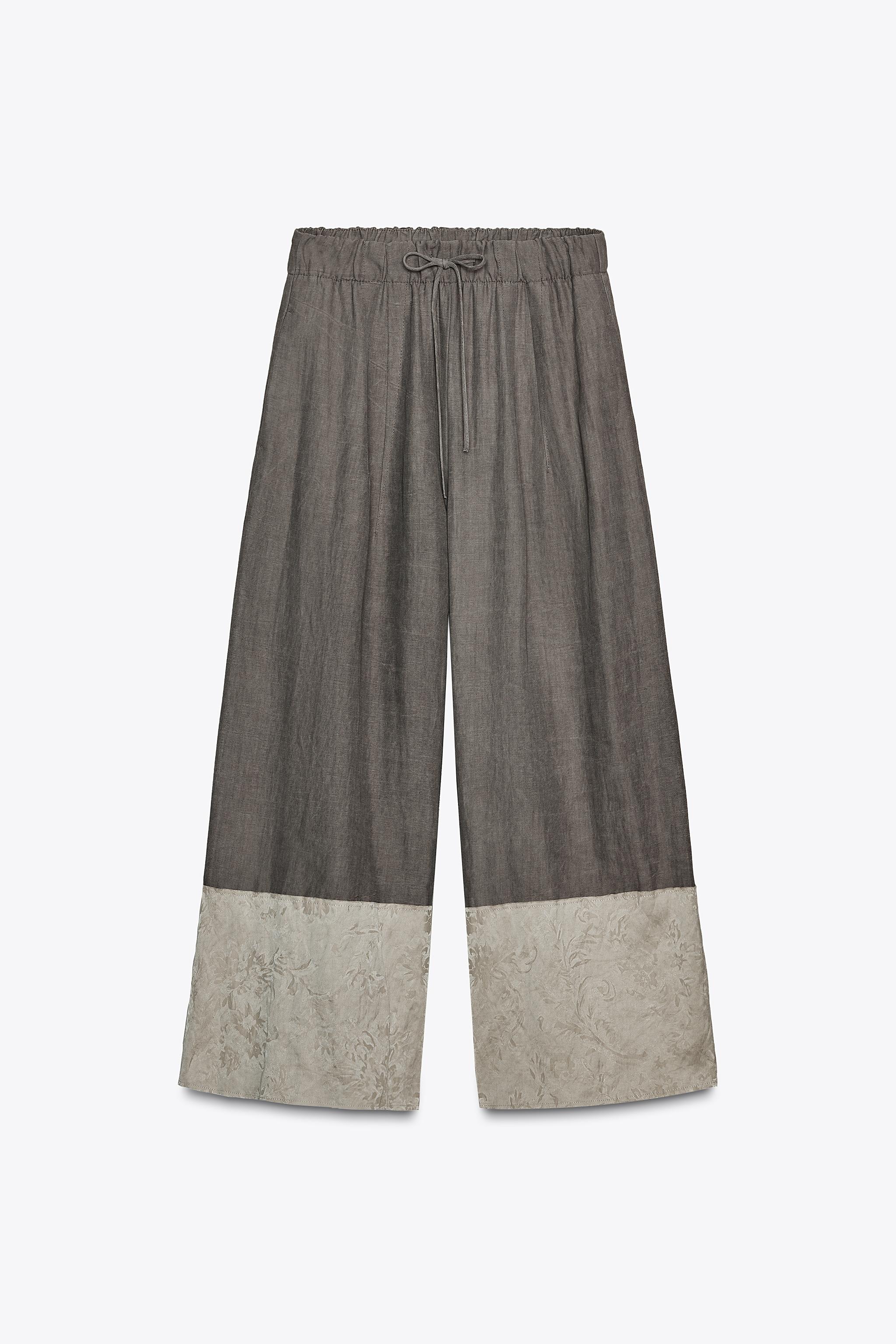 ZW COLLECTION JACQUARD COMBINATION PANTS