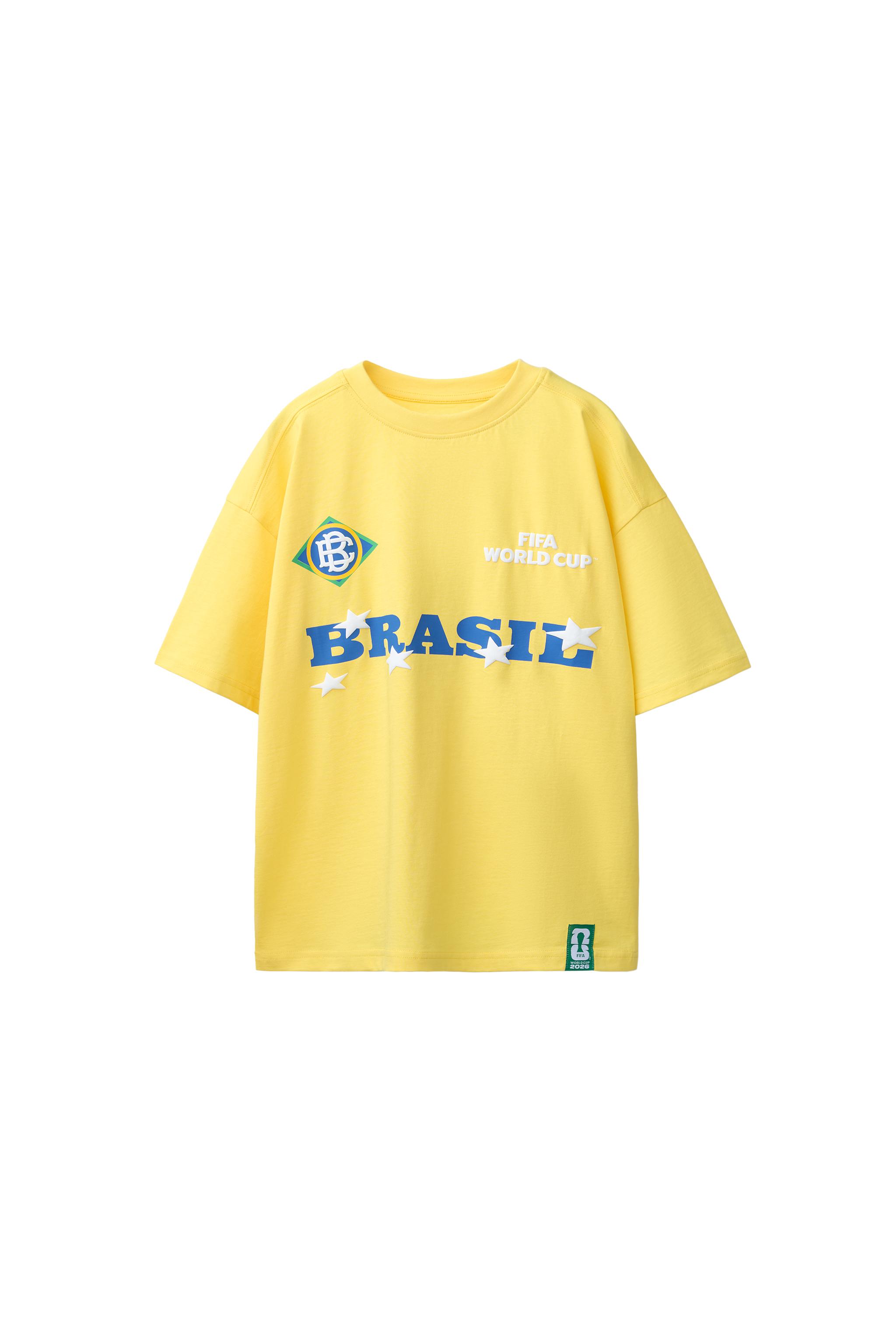 ブラジル FIFA ワールドカップ™ 2026 プリント T シャツ - イエロー