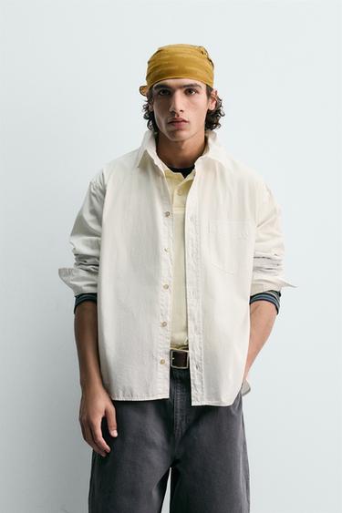 חולצת RELAXED FIT מהדורה מוגבלת - לבן של Zara