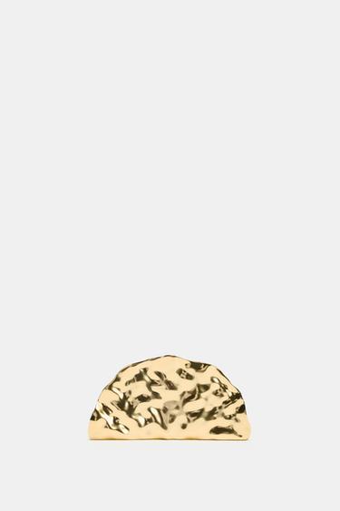 METALLIC RIGID MINAUDIÈRE - Golden by Zara - Image 0