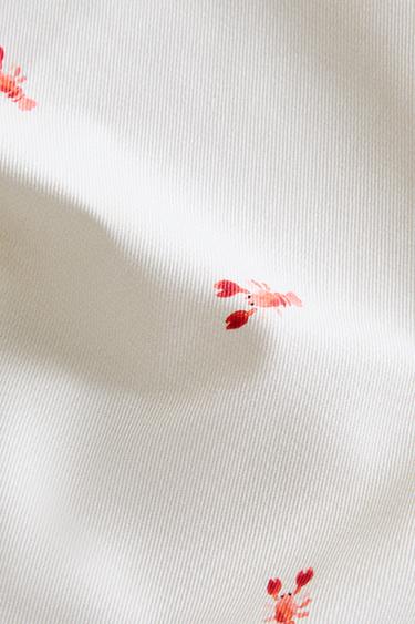 RESIN-COATED LOBSTER COTTON TABLECLOTH - Blue by Zara - Image 3