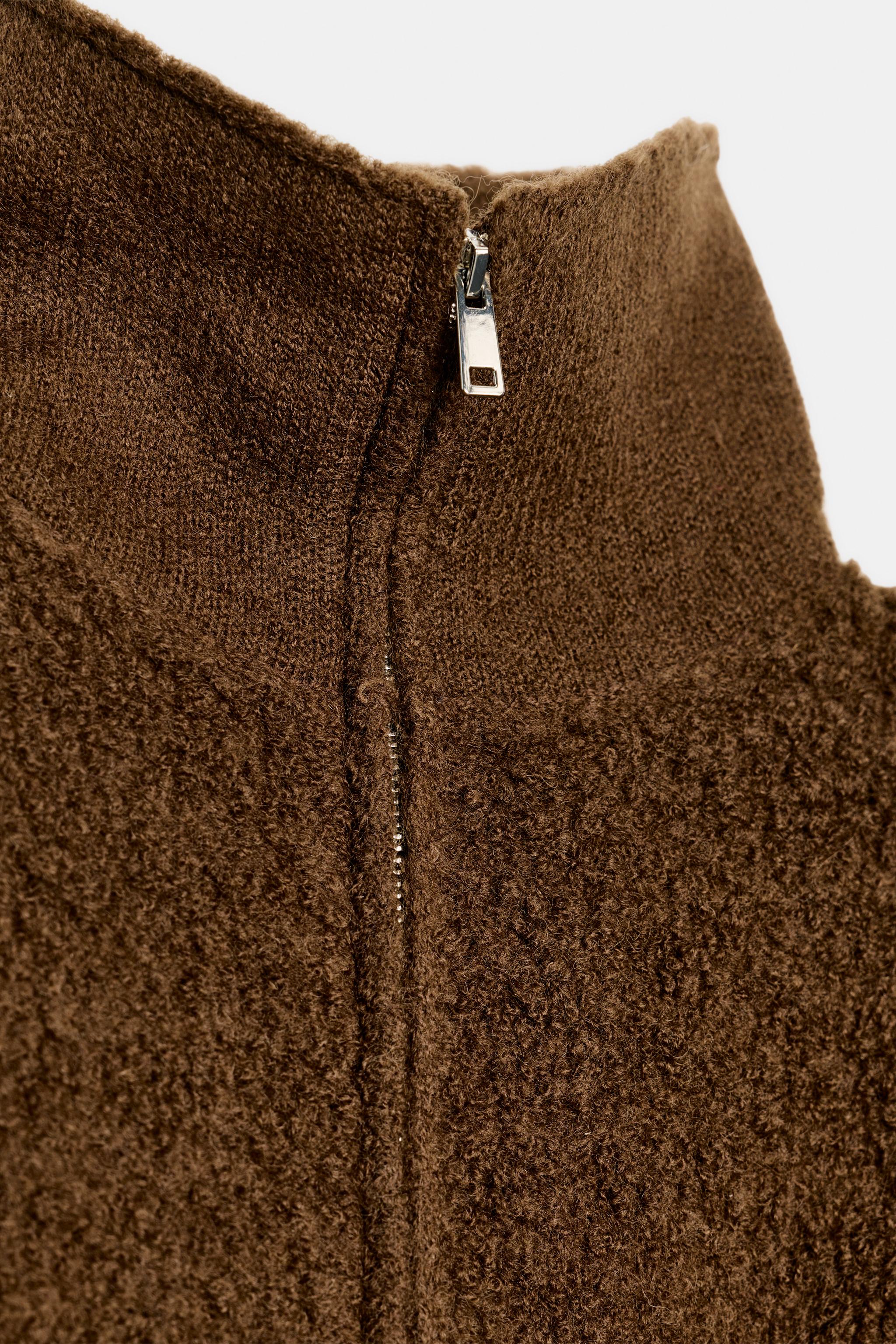 100% BOUCLÉ WOOL BOMBER JACKET