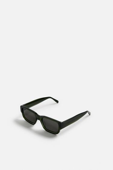 SQUARE SUNGLASSES - Green by Zara - Image 3