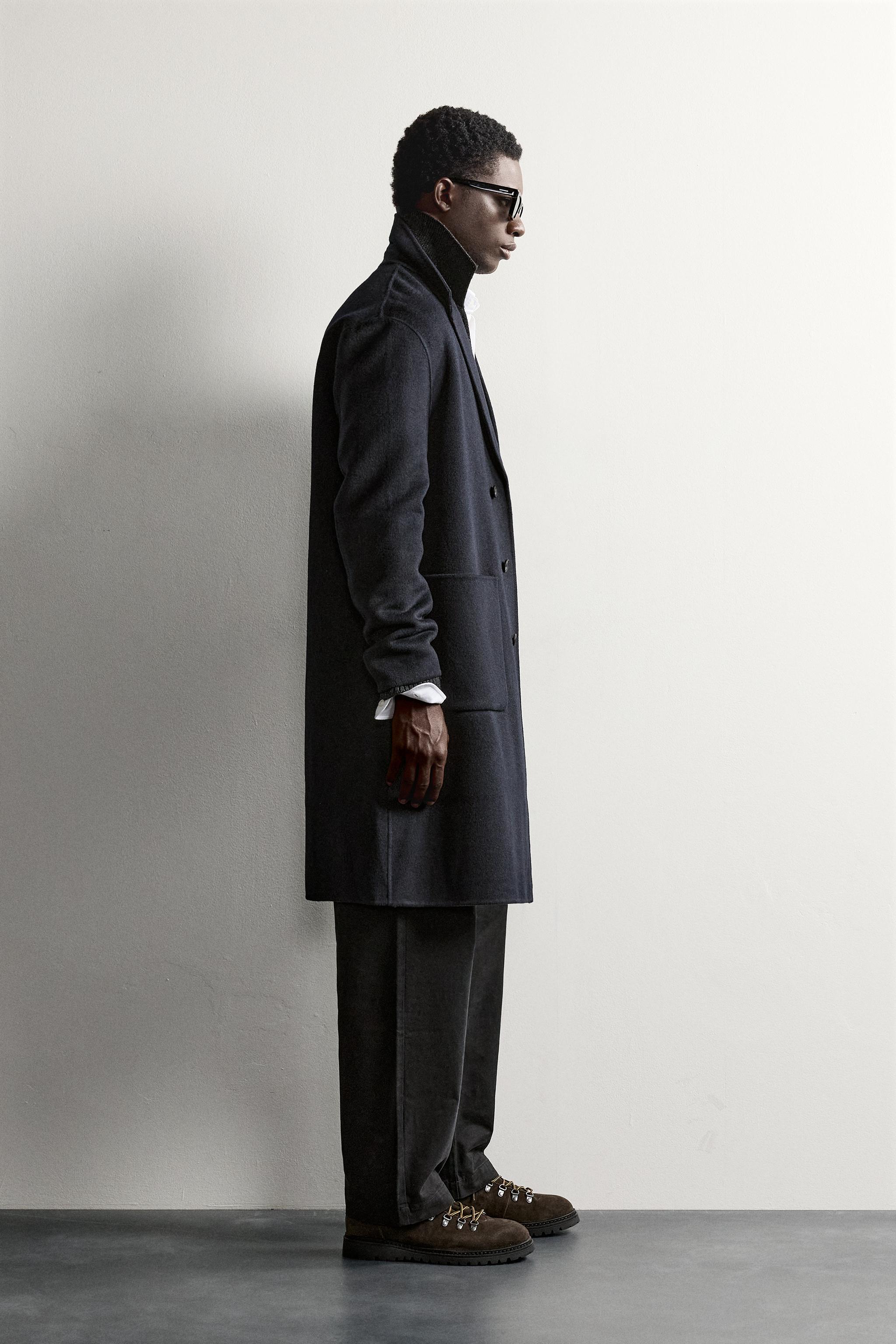 MANTEAU DOUBLE FACE AVEC LAINE