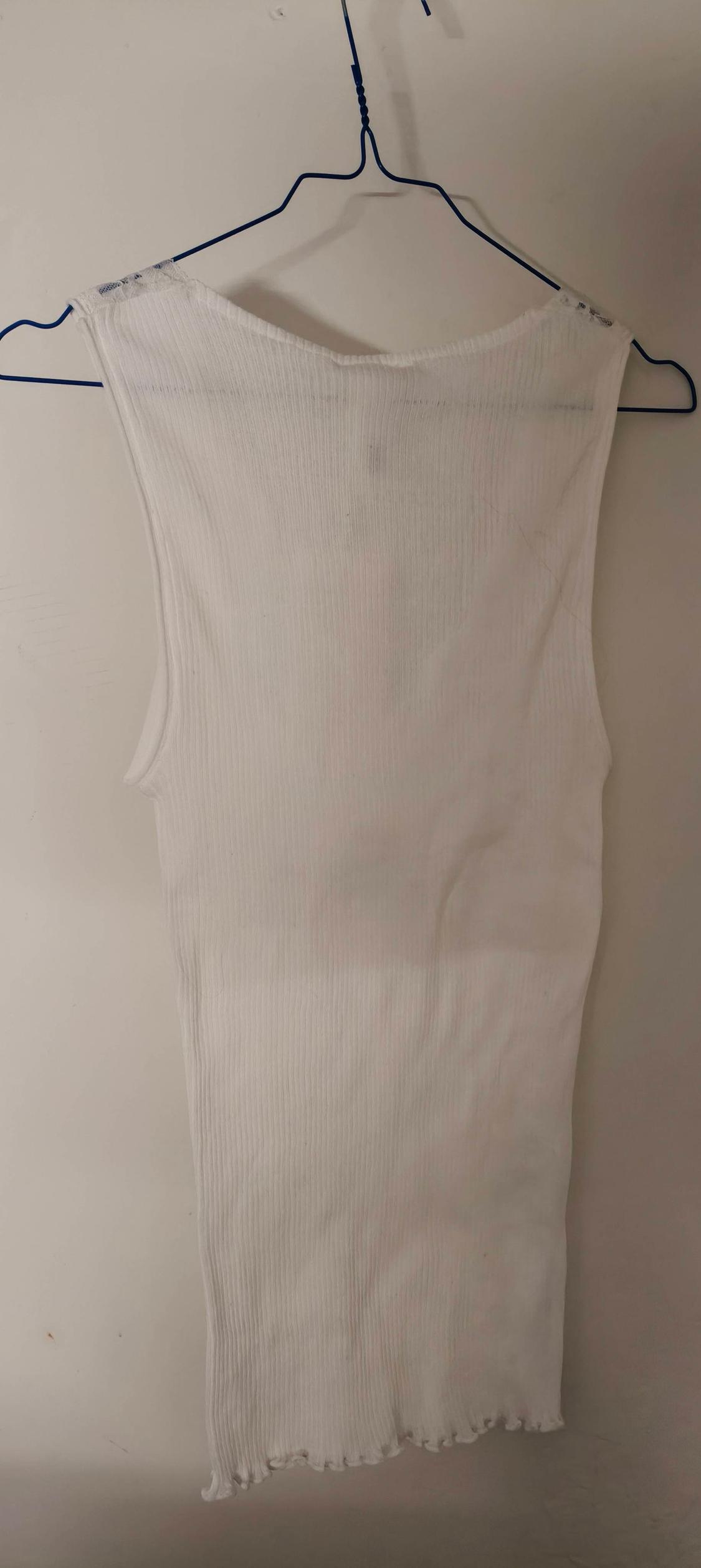 LACE RIBBED T-SHIRT - Image 3