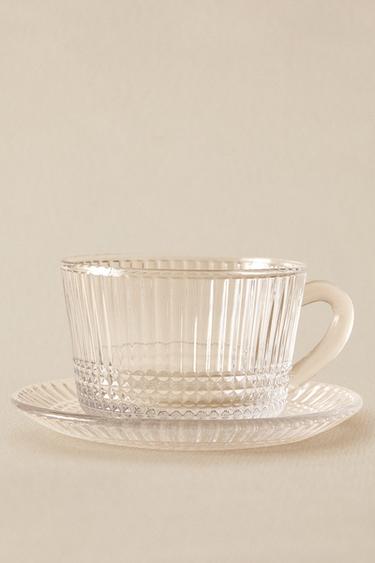 TEEGLASTASSE MIT RELIEF - 990 von Zara