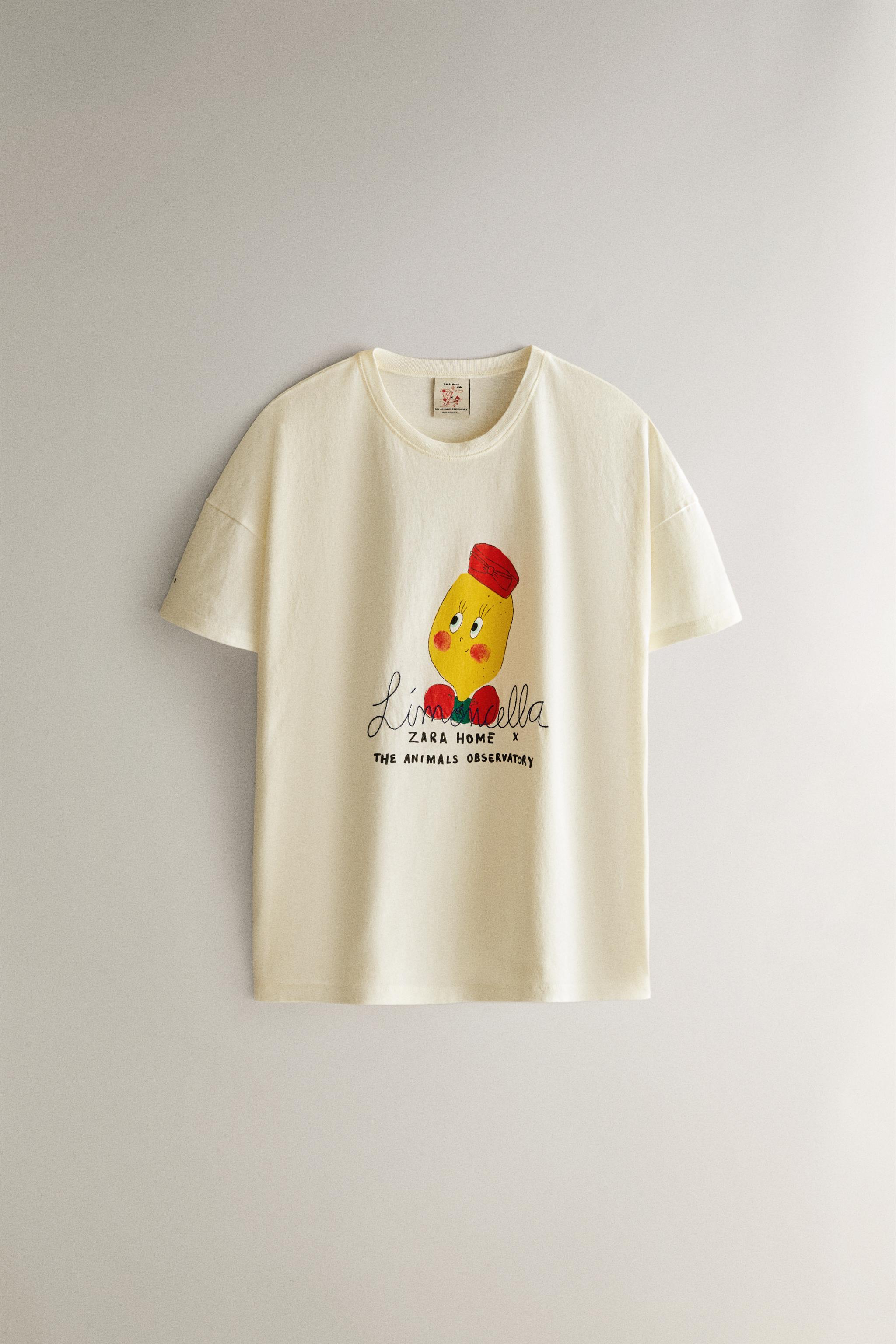 The amimals observatory / ベスト LIMONCELLA X THE ANIMALS OBSERVATORY T-SHIRT (ADULT) - Light beige