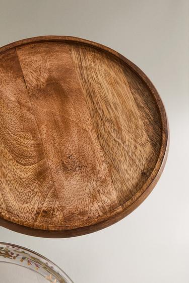 WOODEN CHRISTMAS CAKE STAND - Red by Zara - Image 2