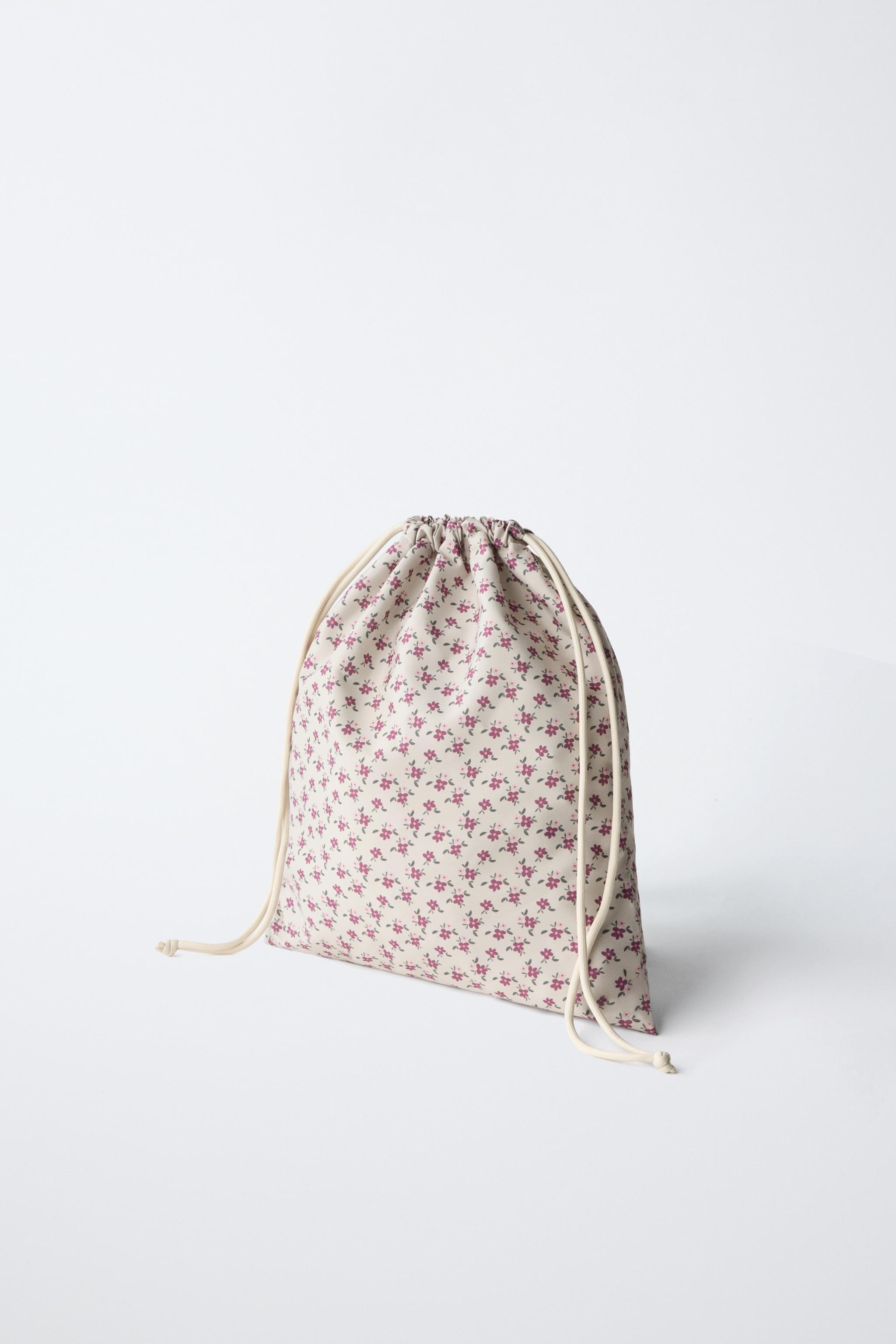 FLORAL BAG SET — Maroon