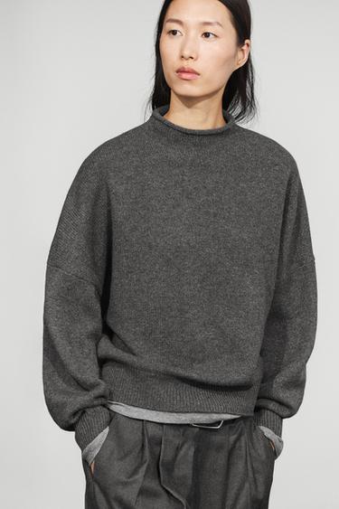 100% wool oversize knit sweater — 892 2