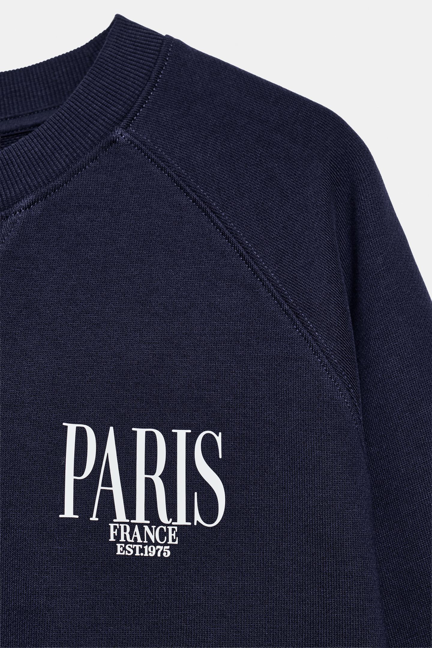 Женская толстовка Zara Text Print, цвет: Тёмный тёмно-синий — фото 6