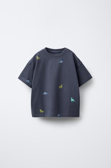 PRINTED T-SHIRT - Blue by Zara - Image 0
