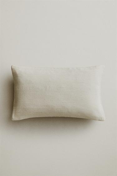 SILK CUSHION COVER - Ecru by Zara