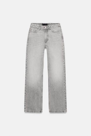 JEANS Z.03 REGULAR FIT MIT HOHEM BUND UND LANGER BEINLÄNGE - Grau von Zara