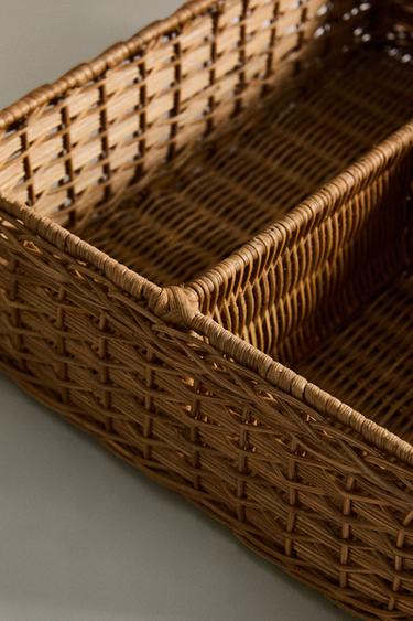 CHILDREN'S RATTAN ORGANISER - Light beige by Zara - Image 3