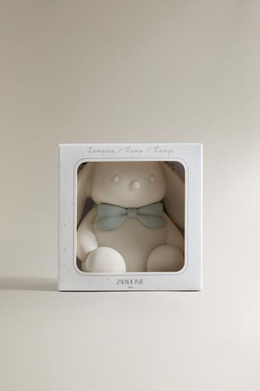 VEILLEUSE ENFANT LAPIN SILICONE - Gris taupe de Zara - Image 4