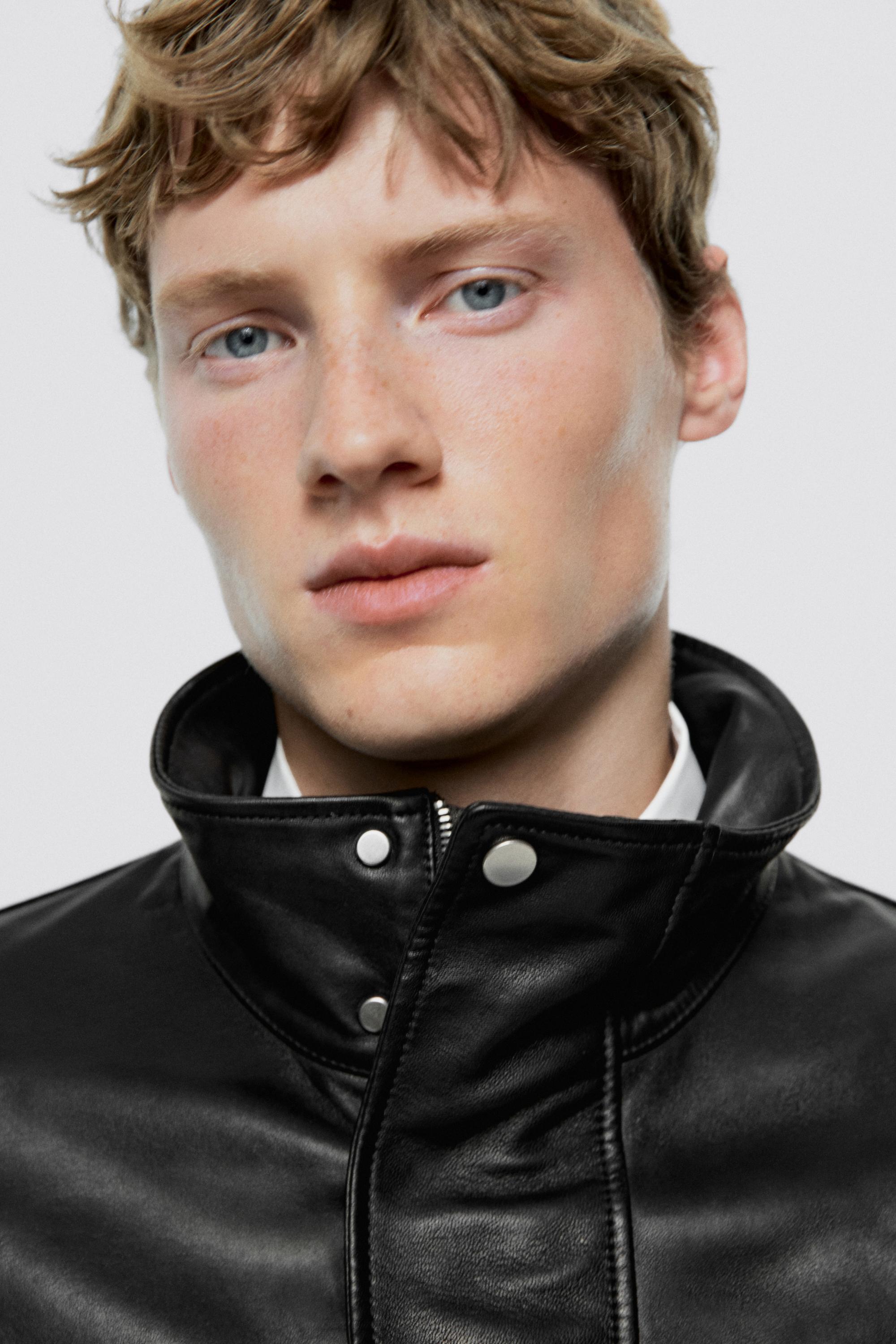 Nappa leather jacket with pocket detail - LIMITED EDITION