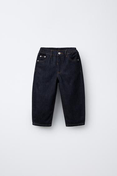 BAGGY DENIM TROUSERS - Blue by Zara