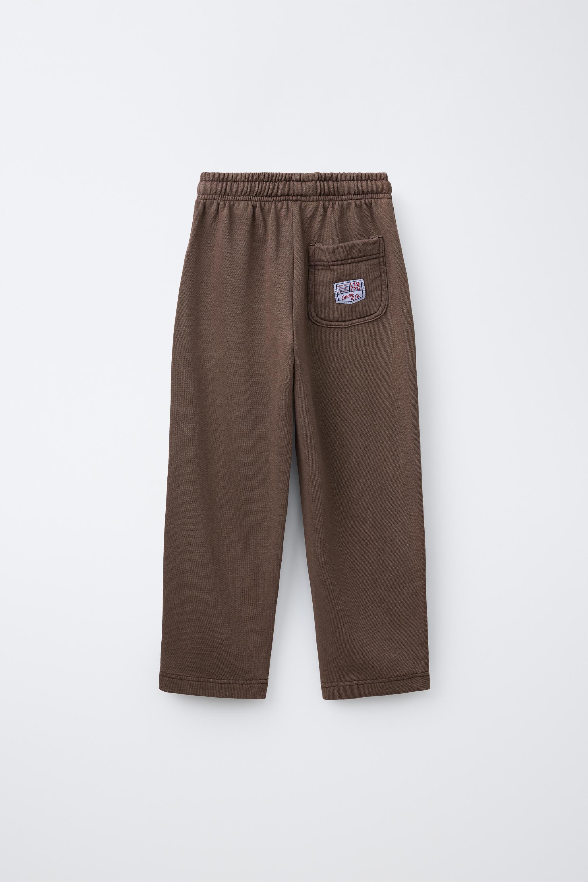 PANTALÓN FELPA BARREL ETIQUETA