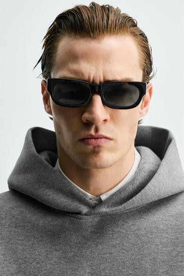 SUDADERA COMPACTA BOXY FIT CAPUCHA - Gris vigoré de Zara