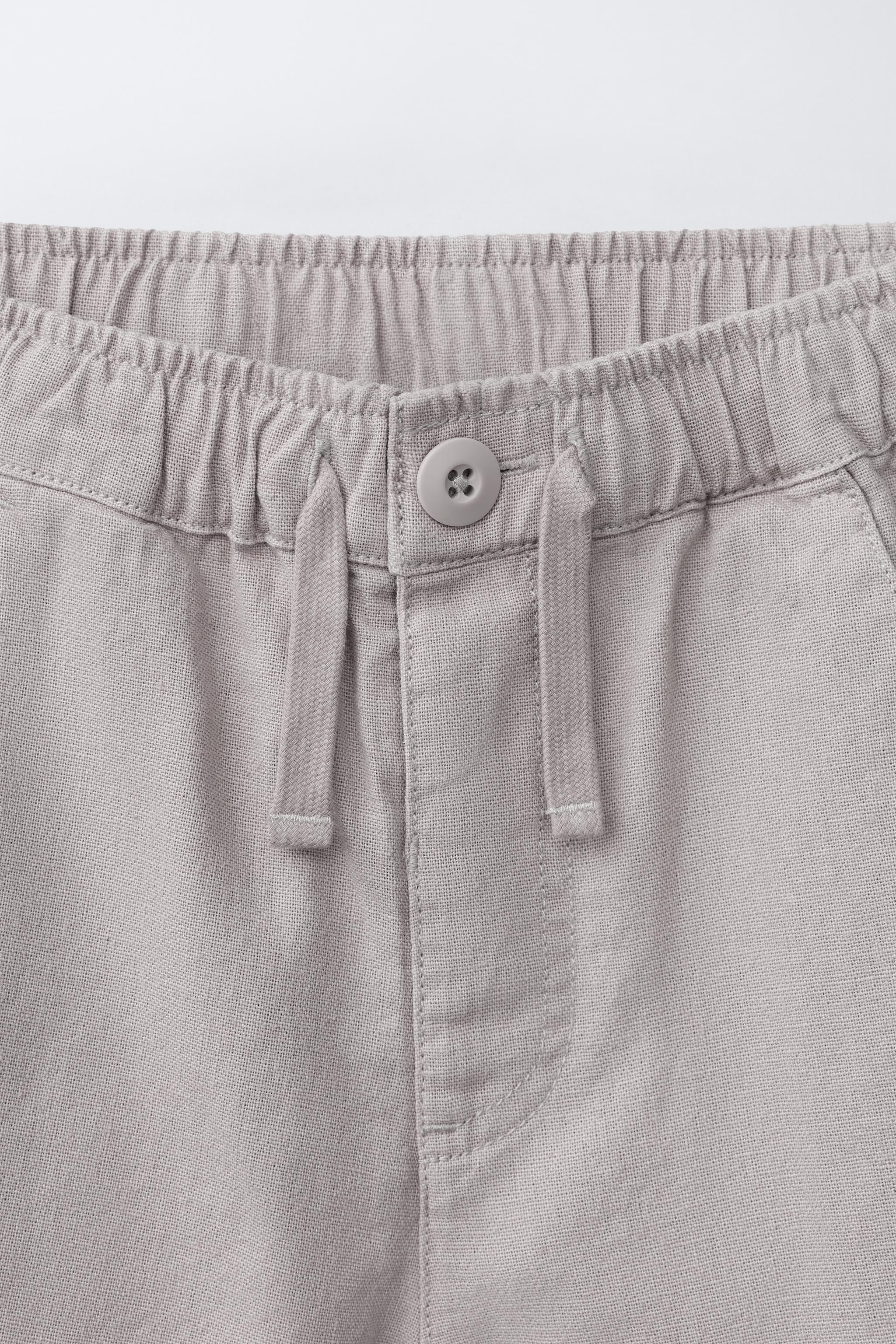 SHORT AVEC LIN ET COTON