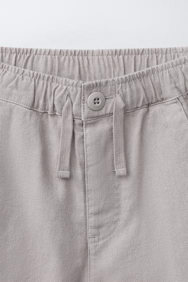 SHORT AVEC LIN ET COTON - Pierre de Zara - Image 2