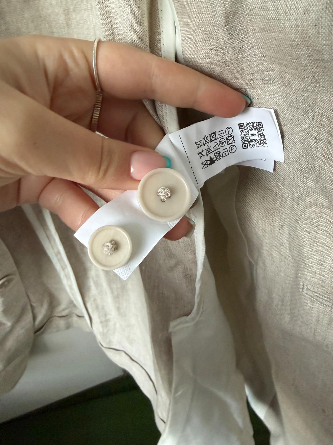 100% LINEN SUIT BLAZER - Image 3