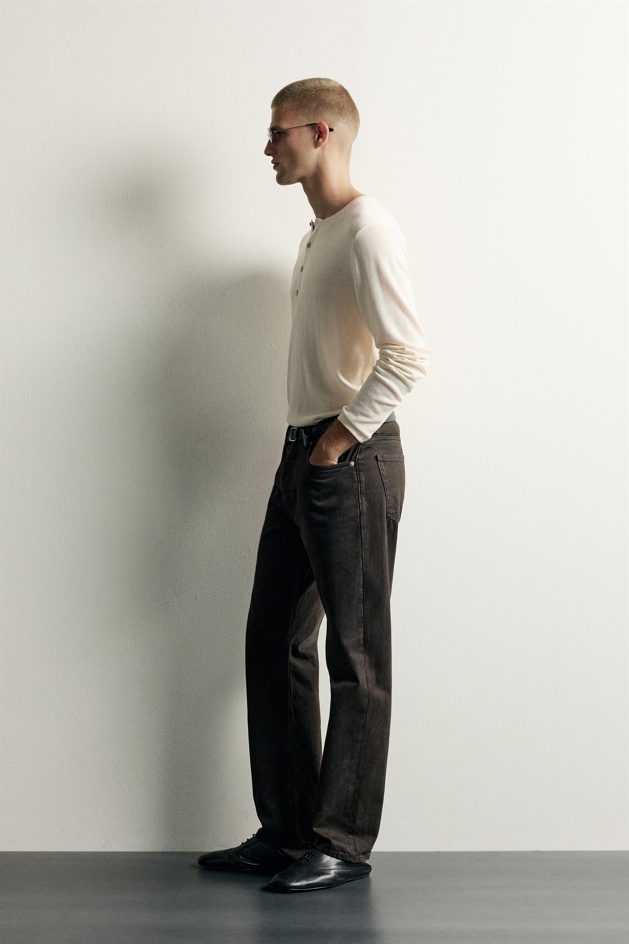 KNIT HENLEY SHIRT