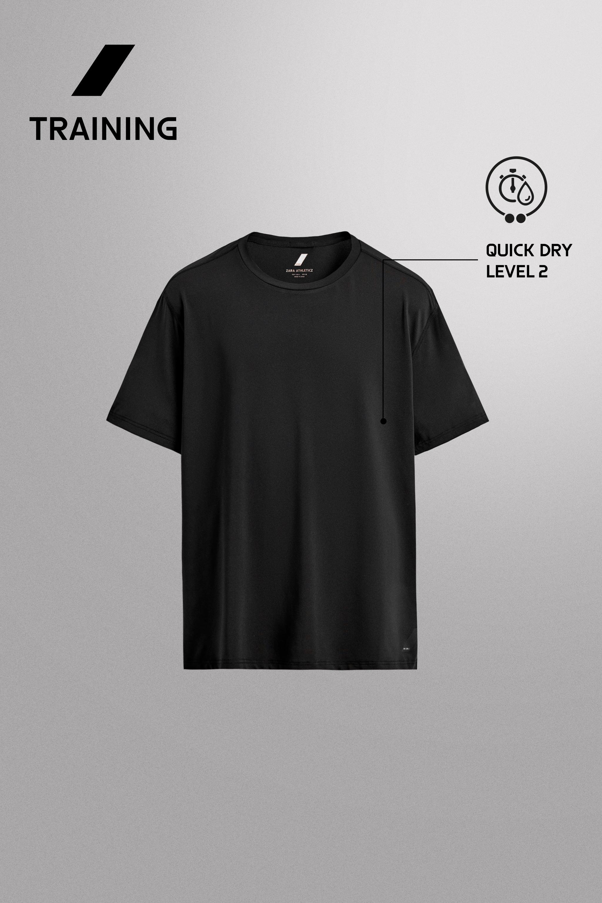 Мужские футболки Zara BASIC TECHNICAL T-SHIRT — фото 6