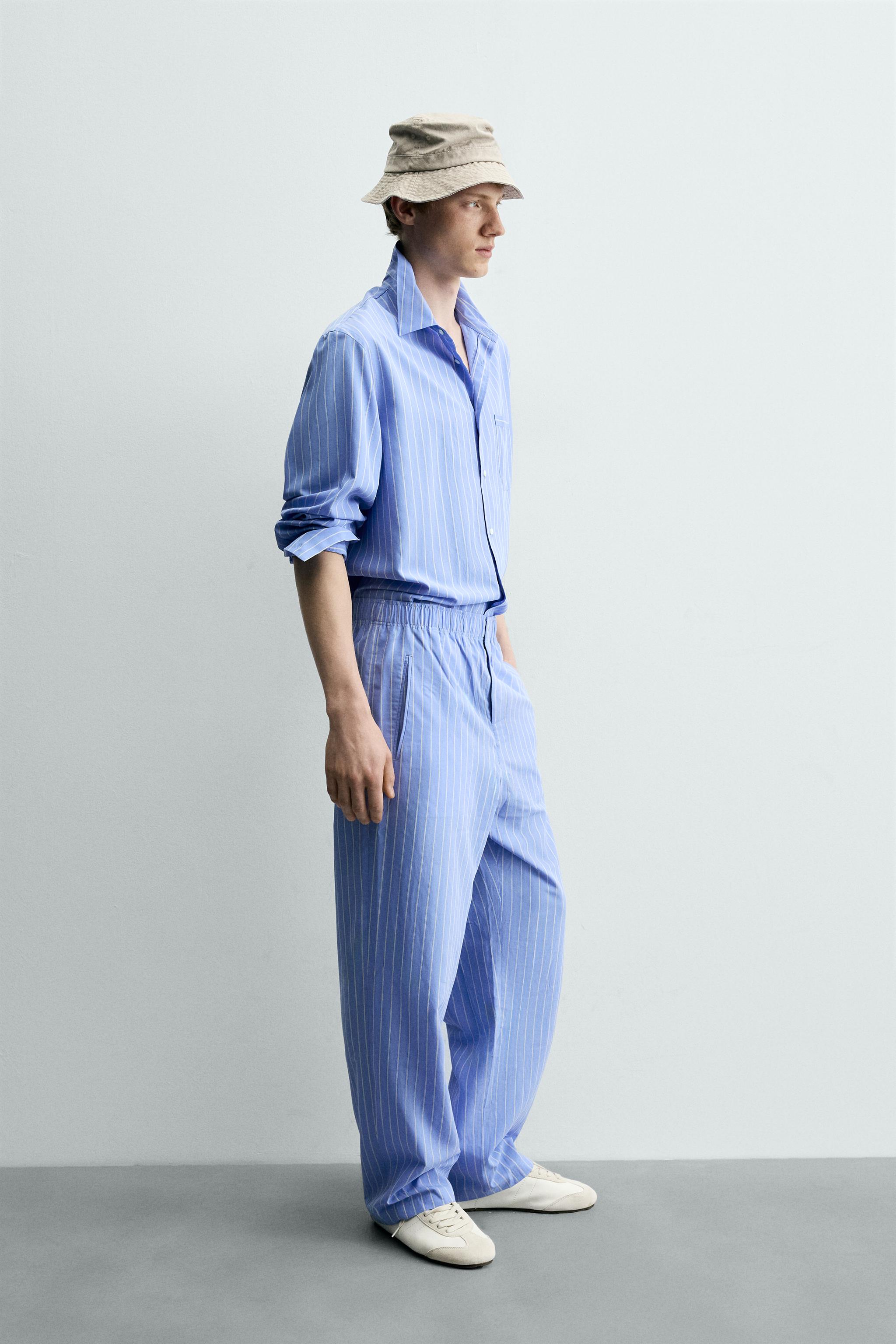 CHEMISE À RAYURES ET POCHE