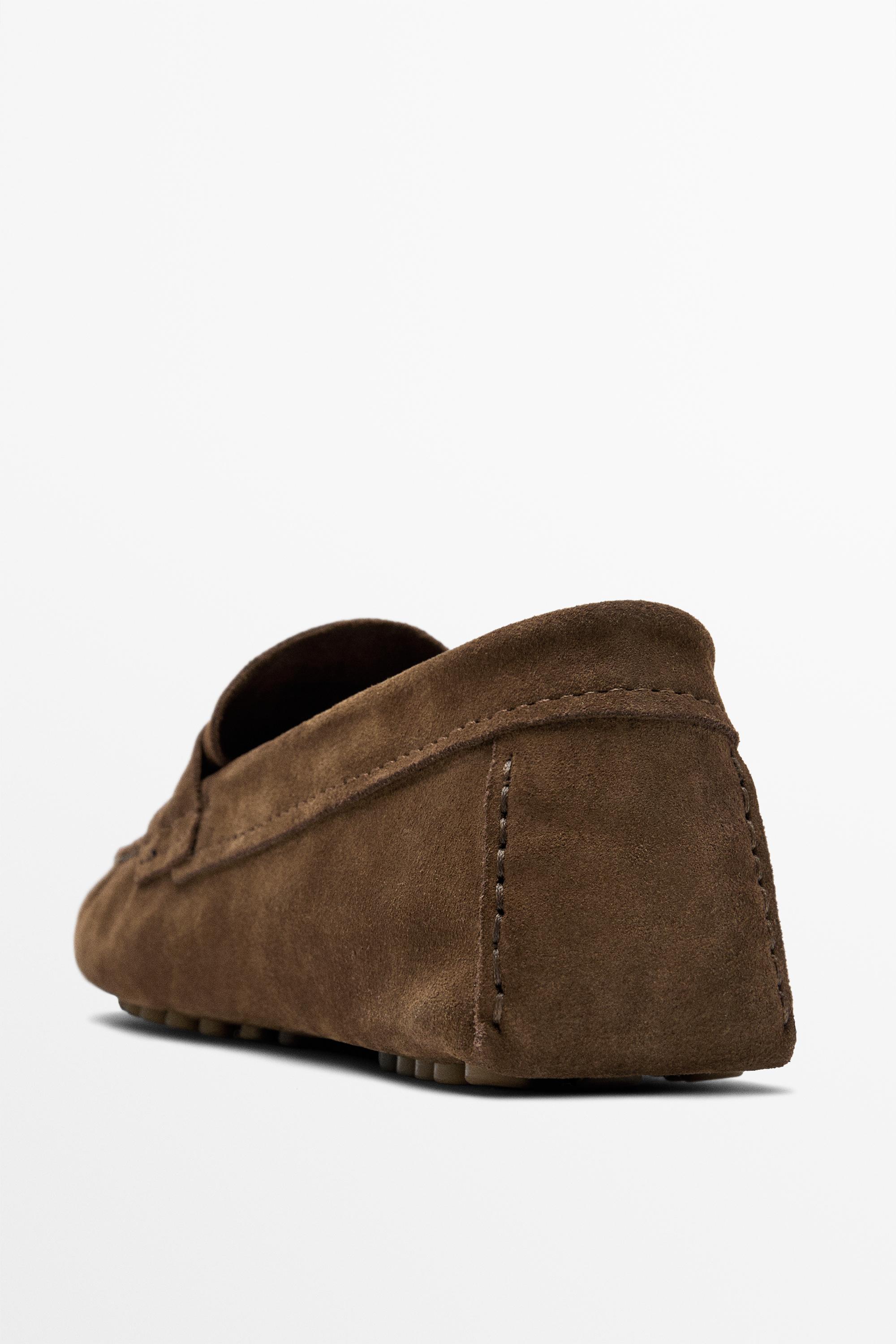 Soft leather mask loafers