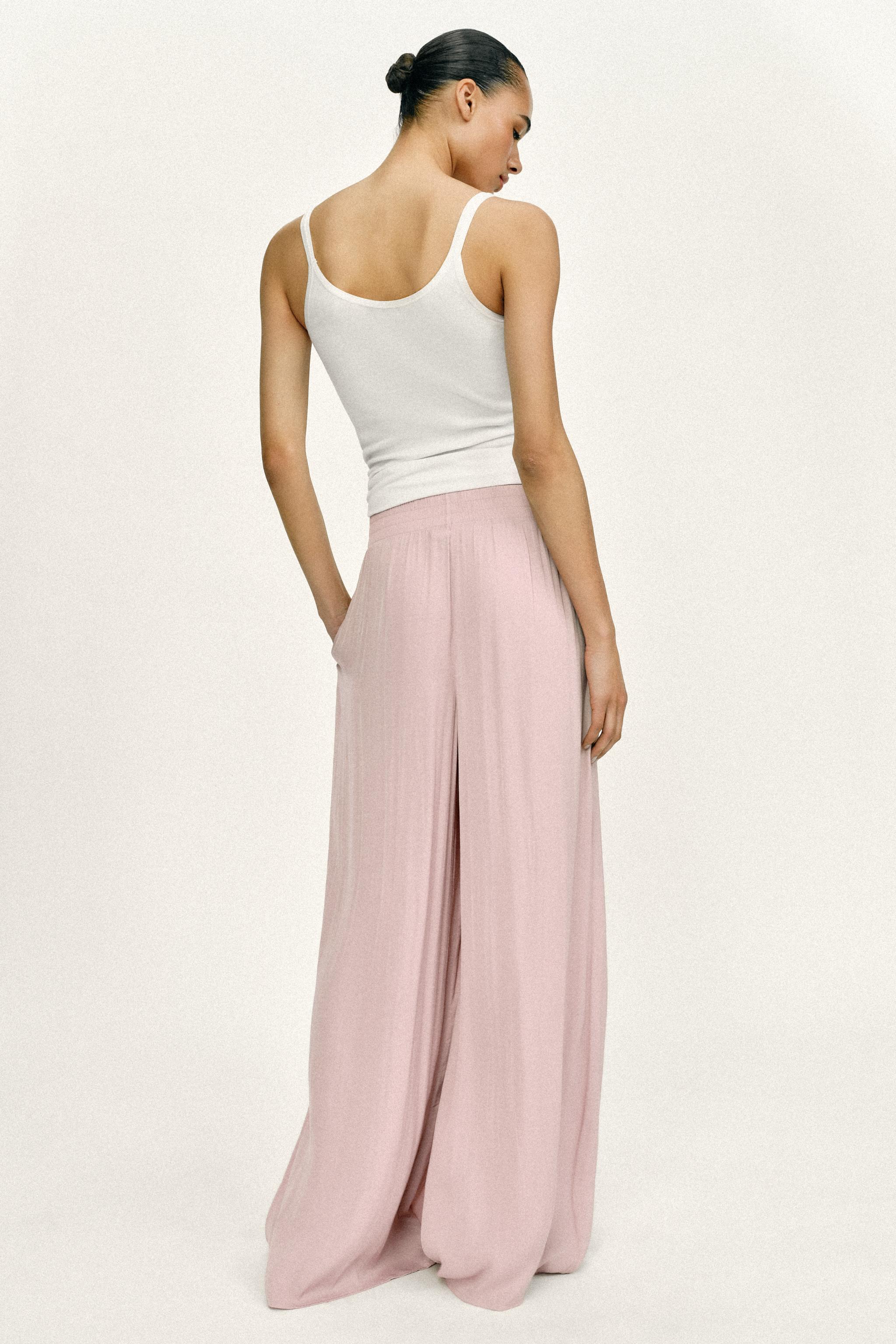 FLOWY WIDE LEG PANTS