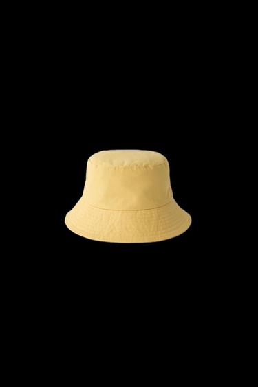 Zara BENSIMON ® X ZARA BUCKET HAT - Mustard - Image 0