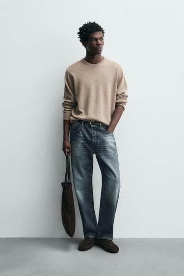 WOOL BLEND JUMPER - Beige by Zara