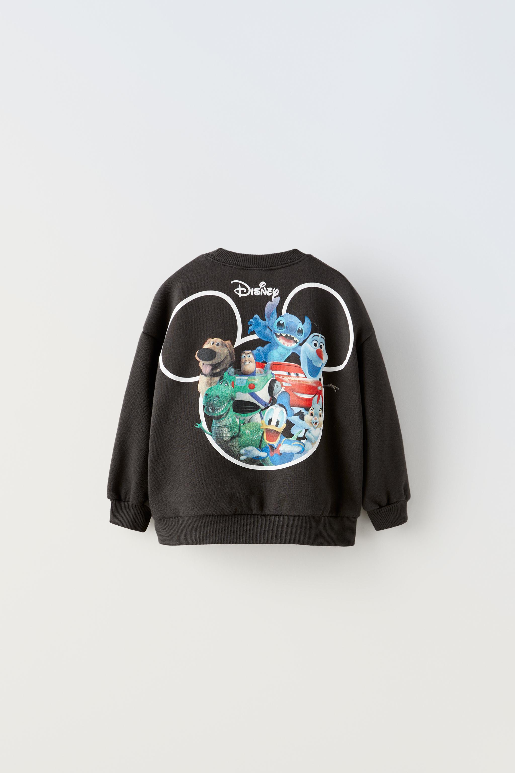 Hoodies & Sweatshirts, Mickey Mouse Sitting Oversized Print Womens Crew  Sweatshirt