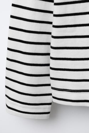 STRIPED HEART T-SHIRT - Stripes by Zara - Image 3