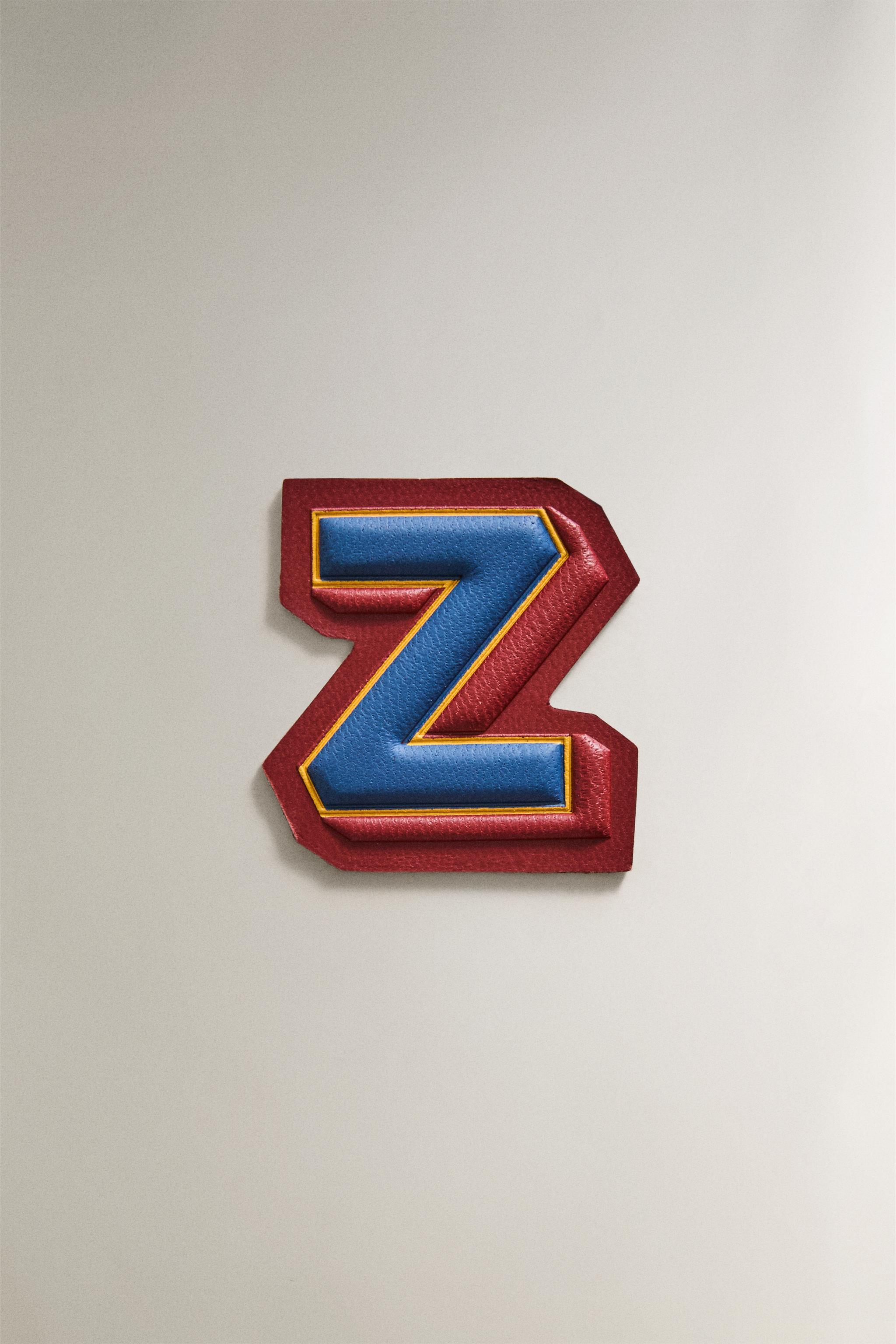 LEATHER LETTER Z PATCH - Multicolored | ZARA United States