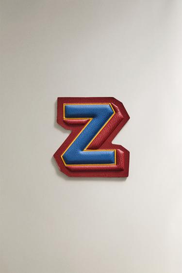 LEATHER LETTER Z PATCH - Multicoloured by Zara - Image 0