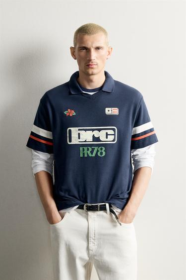 RETRO PUERTO RICO POLO — Navy blue 2